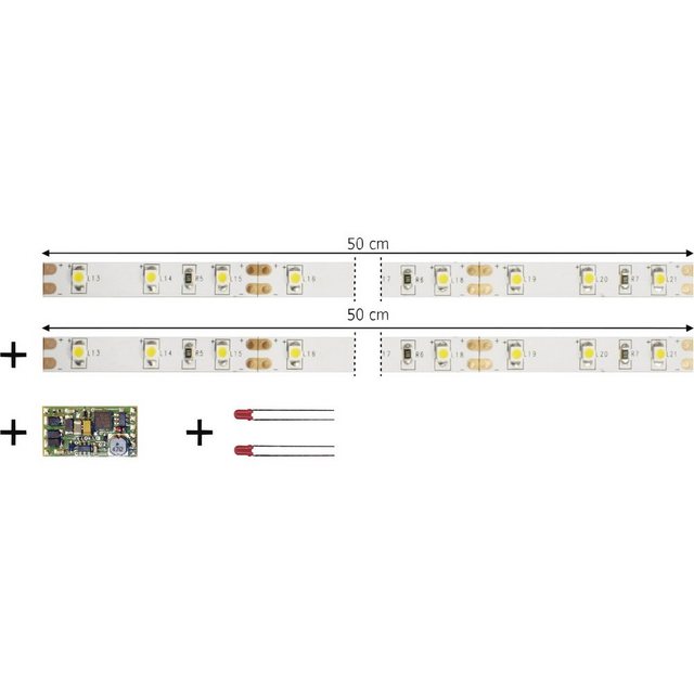 TAMS Elektronik Modelleisenbahn-Signal TAMS Elektronik 53-01450-02-C LED-Streifen Fahrtrichtungsabhängig, Di