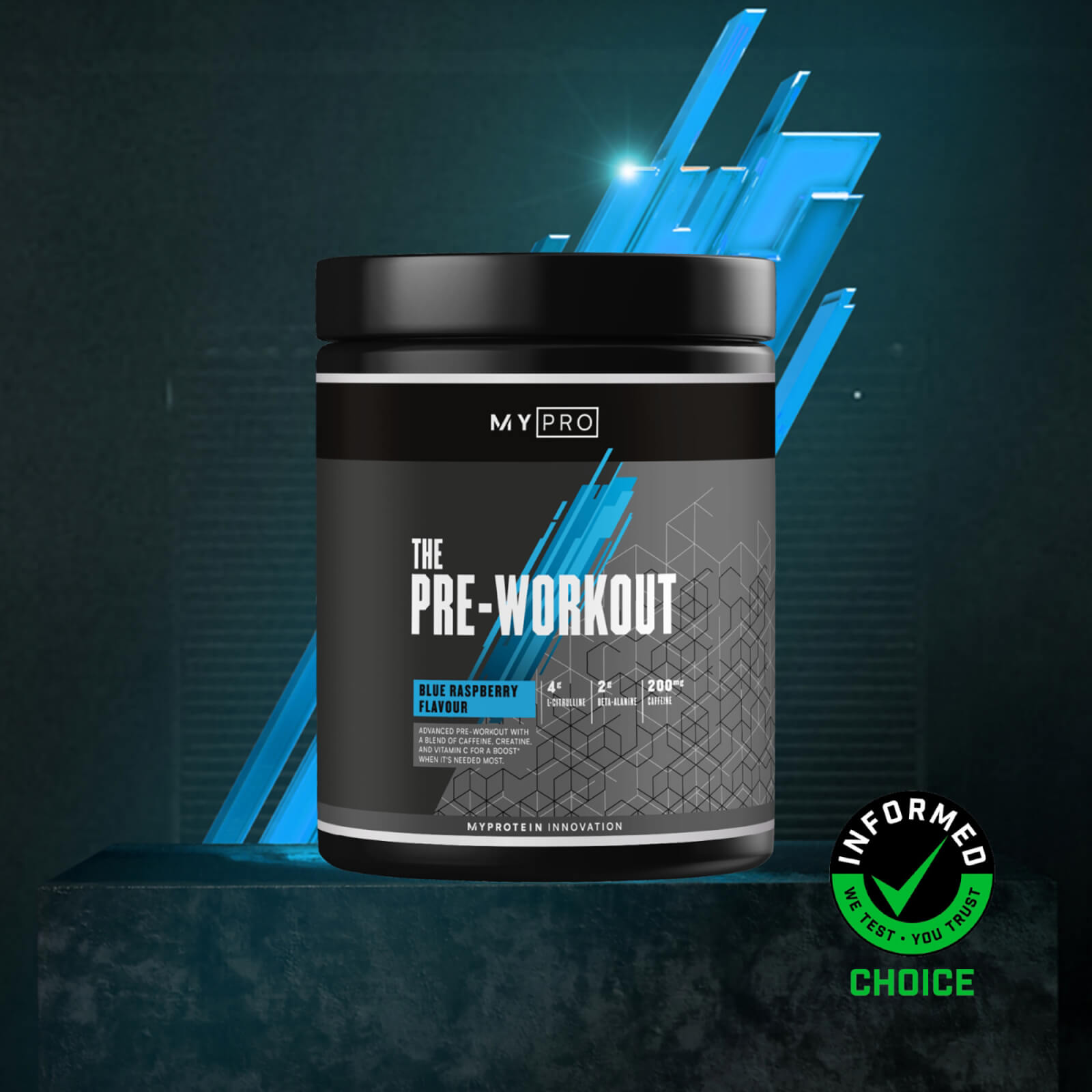 THE Pre-Workout - 30servings - Blaue Himbeere