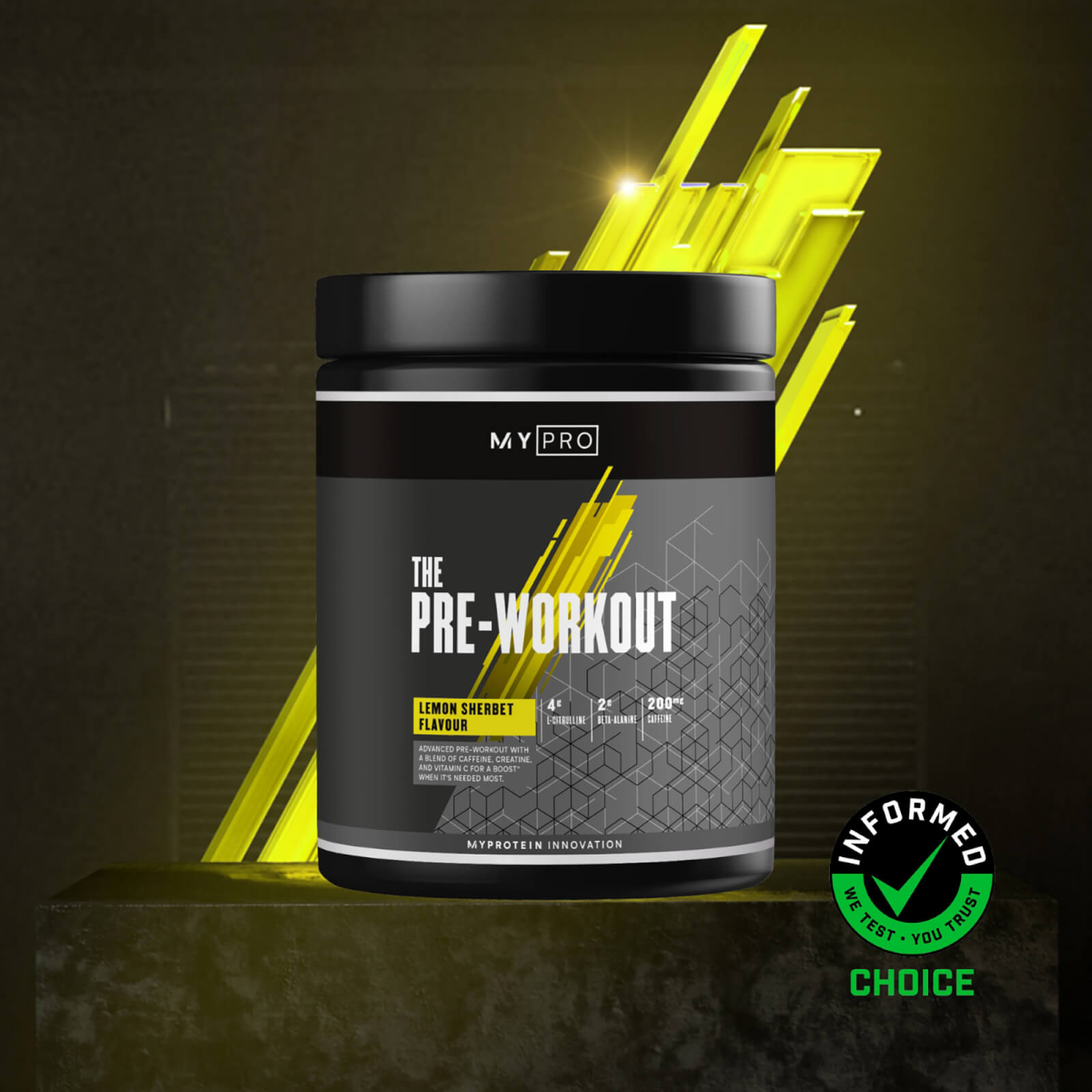 THE Pre-Workout - 30servings - Zitronensorbet