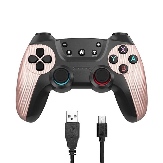 Tadow Gamepad für Switch,Spiel-Controller,Bluetooth,Wireless,Turbo-Funktion Gamepad (Wake up Vibrationsgyroskop 6-Achsen-Somatosensorik)