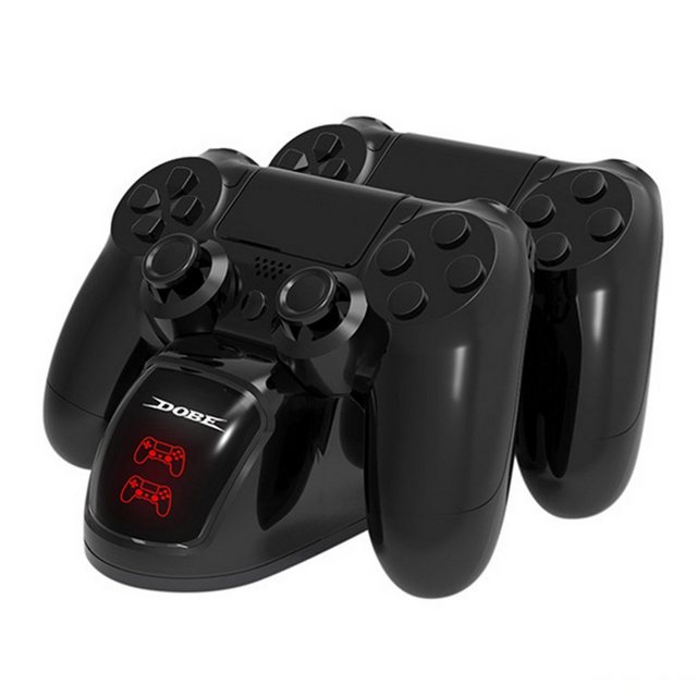 Tadow PS4 Controller Ladestation,Ladegerät Station für PS4/Pro/Slim PlayStation 4-Controller (mit USB-Kabel)