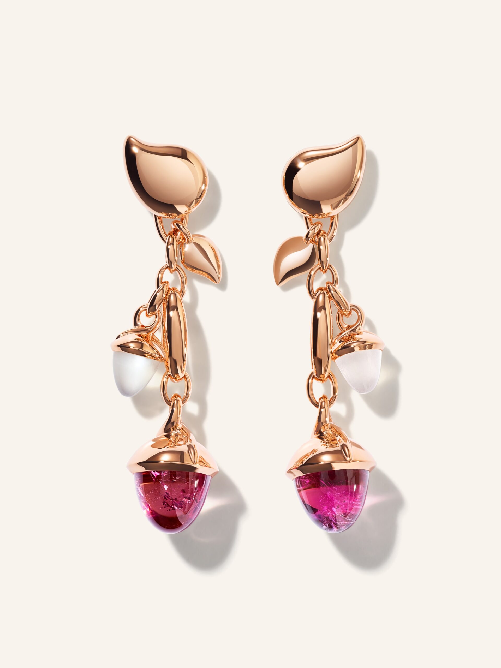 Tamara Comolli Ohrringe Mikado Ohrringe Dangling 'Blush' 18k Roségold rosegold