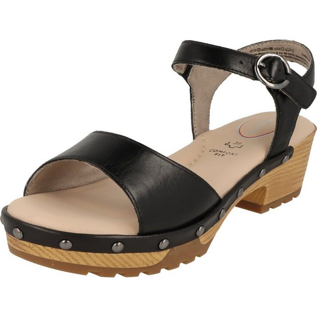 Tamaris COMFORT Damen Schuhe elegante Absatzsandalen Leder 8-88205-20 Plateausandale