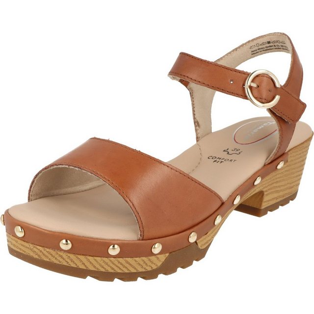 Tamaris COMFORT Damen Schuhe elegante Absatzsandalen Leder 8-88205-20 Plateausandale