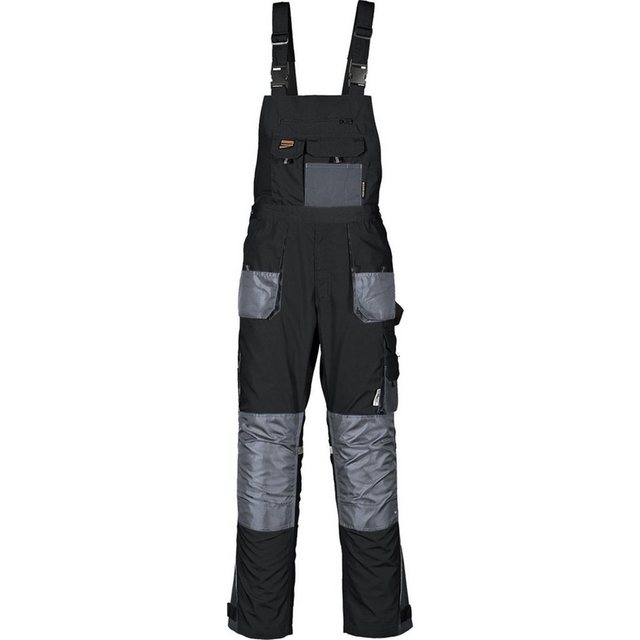 Terrax Workwear Latzhose TTJ-Revolution Latzhose schwarz/grau