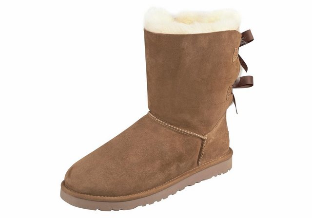 UGG Bailey Bow 2 Schlupfboots mit Satinschleifen hinten am Schaft