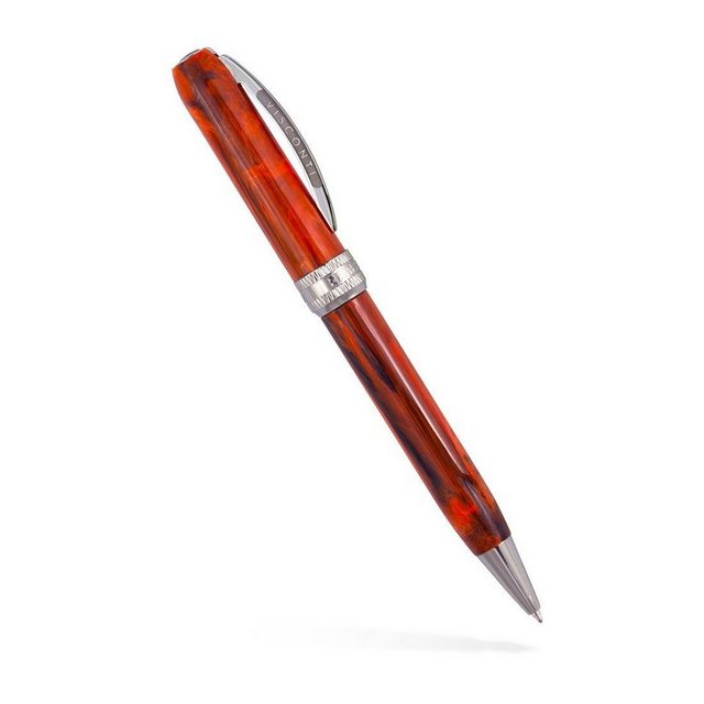 Visconti Kugelschreiber Kugelschreiber Visconti Rembrandt- S Ballpoint Orange Ruthenium beschi, (kein Set)