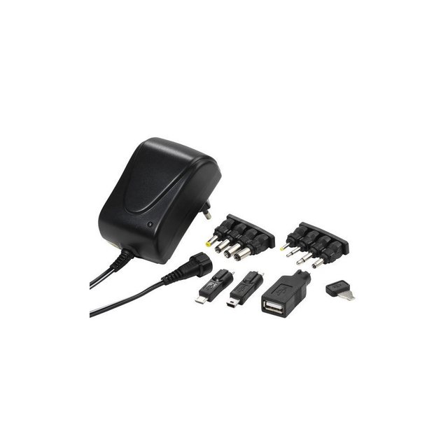 Vivanco Universal Netzteil für Elektrogeräte und USB, 1500-mA max (35988) USB-Ladegerät