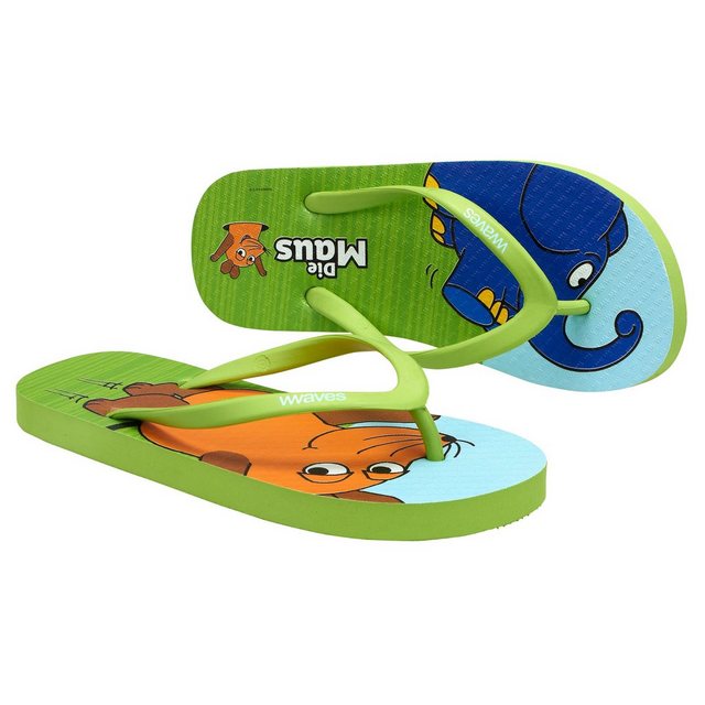 Waves Waves Kinder Flip-Flops Die Maus "Sommertänzer" Größe 30-34 Badeschuh