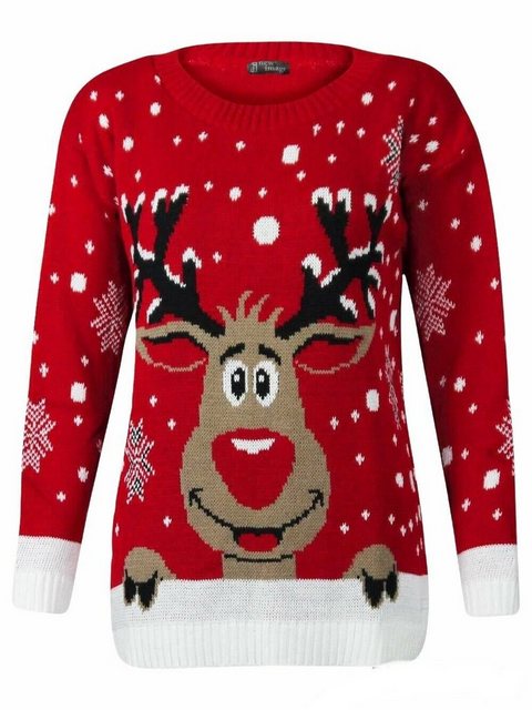 Worldclassca Weihnachtspullover Worldclassca Weihnachten Christmas Pullover Weihnachtspullover Rentier