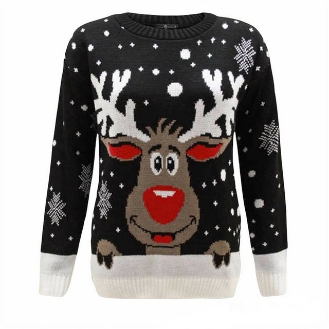 Worldclassca Weihnachtspullover Worldclassca Weihnachten Christmas Pullover Weihnachtspullover Rentier