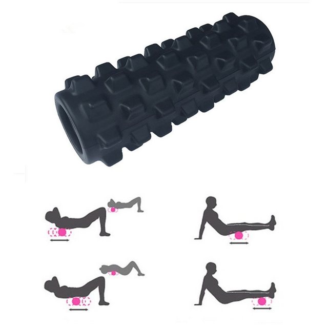 XDeer Saugglocke mit Massagerollen Faszienrolle mit 3D-Texturmassage,Mini-Massagerolle,Foam Roller, zur Muskelverspannungen lindern,Selbstmassage Fazienrolle für rücken