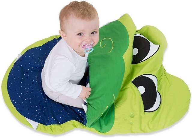 all Kids United Babyschlafsack Kinder-Schlafsack aus Baumwolle (ab 2 Jahren), Strampler Fußsack Kinderwagen Pucksack