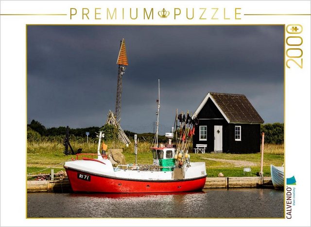 CALVENDO Puzzle CALVENDO Puzzle Nr. Lyngvig Hafen diente initial um Baumaterial für den Leuchtturm aus Ringkøbing zu verschiffen 2000 Teile Lege-Größe 90 x 67 cm Foto-Puzzle Bild von Mr.Mooseman, 2000 Puzzleteile