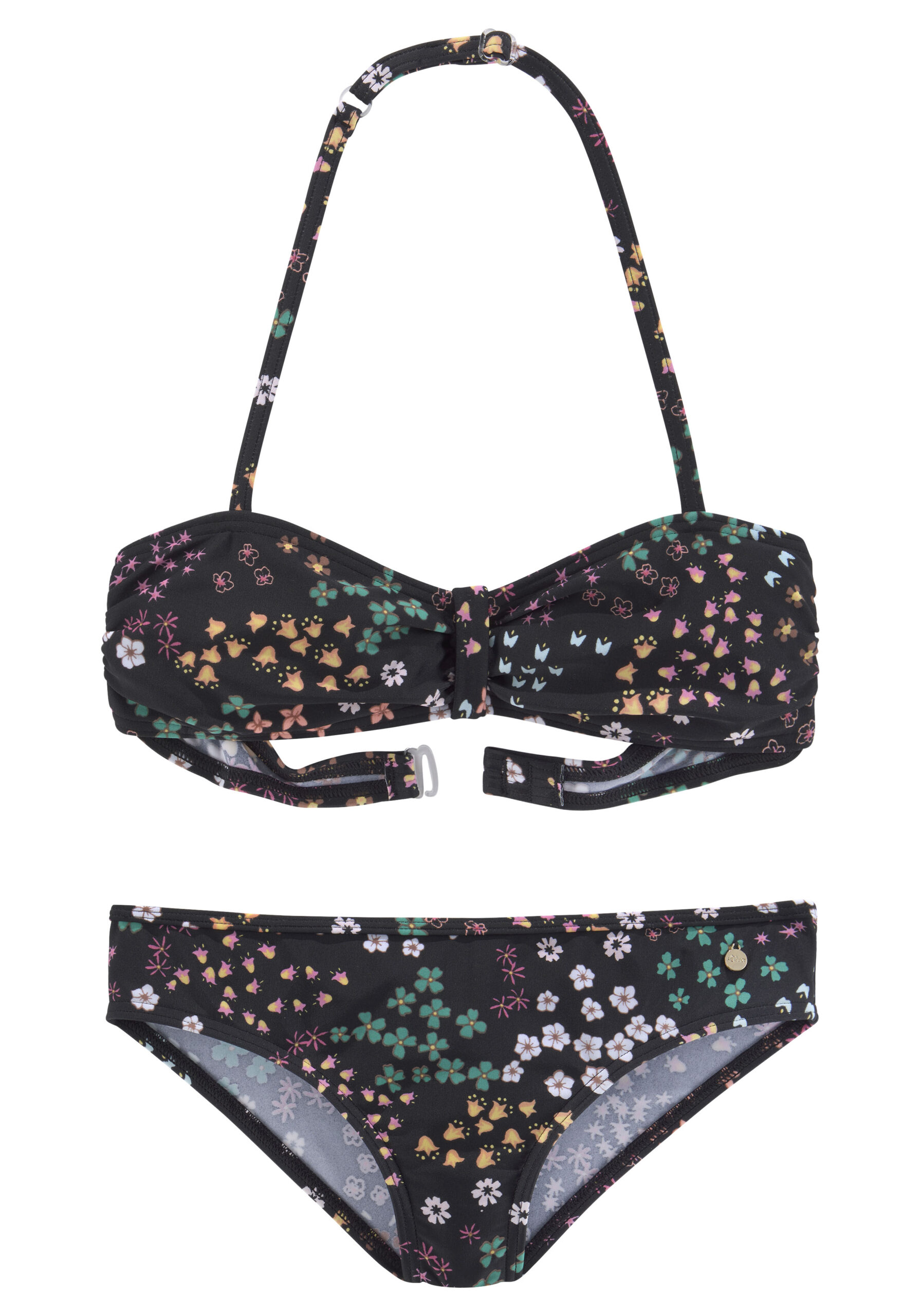 s.Oliver Bandeau-Bikini "Milly Kids", mit Blumendruck