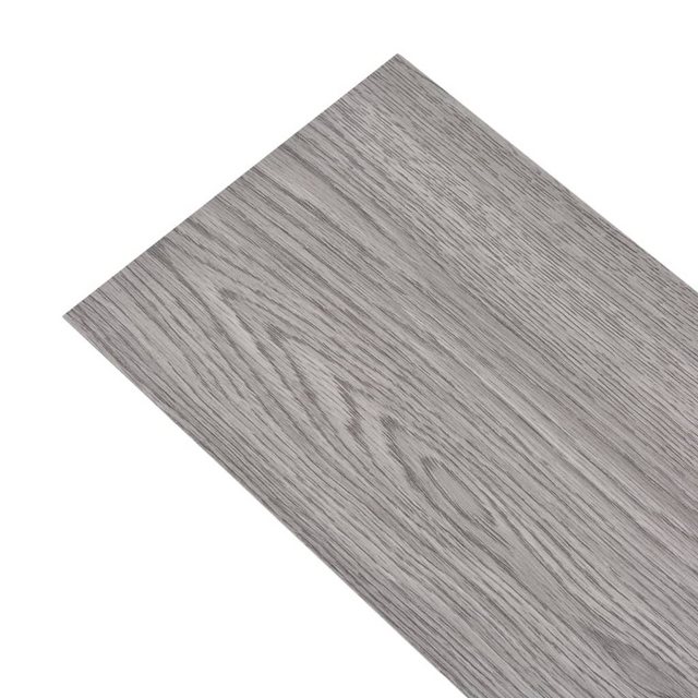 vidaXL Laminat PVC Laminat Dielen Selbstklebend 5,21 m² 2 mm Dunkelgrau Vinylboden Bo