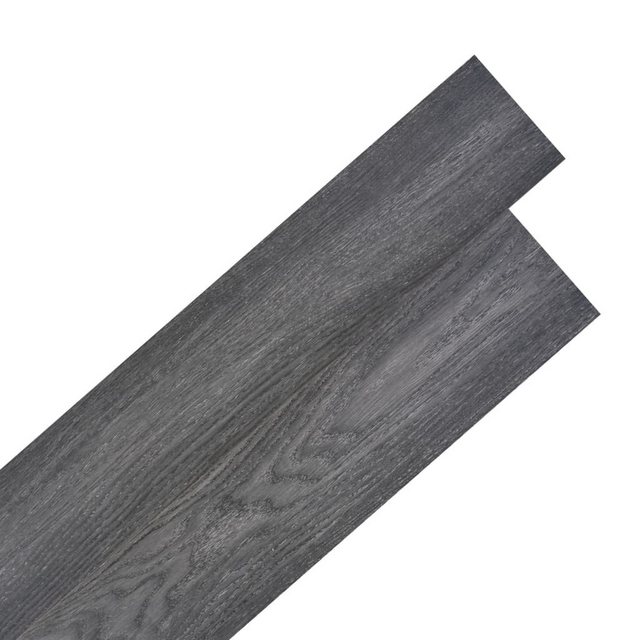 vidaXL Laminat PVC Laminat Dielen Selbstklebend 5,21 m² 2 mm Schwarz und Weiß Vinylbo