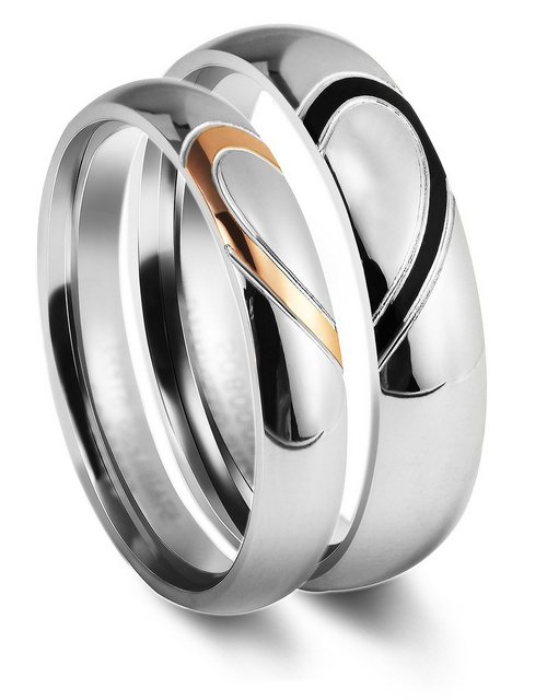 AKZENT Partnerring Sense of Love, Herren Ring