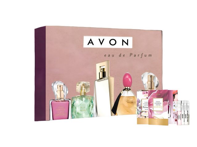 AVON Cosmetics Duft-Set EVE Truth, Today, Everlasting, Far Away, Attraction, Probe Parfüm, 10-tlg., einzigartige Duftkomposition, Duftprobe zum Testen