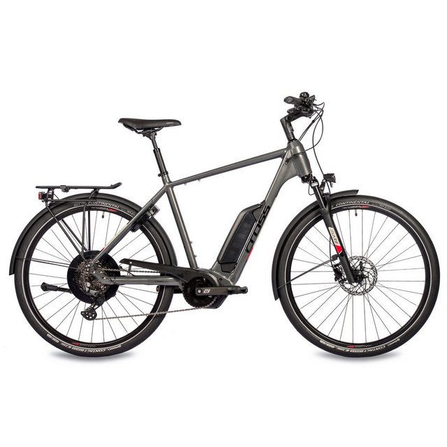 Airtracks E-Bike 28 Zoll Herren E-Bike Trekking Fahrrad V-Tron BOSCH ACTIVE PLUS LINE G, 10 Gang, Kettenschaltung, Mittelmotor, 500 Wh Akku, 10 Gang SHIMANO DEORE 50cm 55cm - Mod. 2024