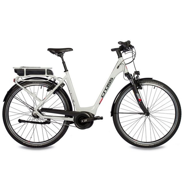 Airtracks E-Bike 28 Zoll Trekking Fahrrad E-Bike V-Tron LS Rack BOSCH ACTIVE PLUS LINE, 7 Gang, Nabenschaltung, Mittelmotor, 400 Wh Akku, 7 Gang SHIMANO NEXUS 45cm 50cm 55cm - Mod. 2024