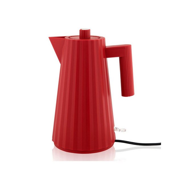 Alessi Wasserkocher Elektrischer Wasserkocher Alessi Plisse Red, 1,7 l