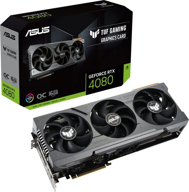 Asus GeForce RTX 4080 TUF Gaming OC 16GB GDDR6X Grafikkarte