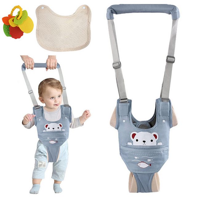 Avisto Lauflernhilfe BabyWalker Lauflernhilfe Gehhilfe, (3 in 1 Abnehmbarer Baby-Sicherheitsgurt für Kinder, 1-tlg., für Baby Stehen Gehen Lernen Sicherheitsgeschirr einstellbar), Hilft und führt das Baby beim Stehen, Gehen und Balancieren