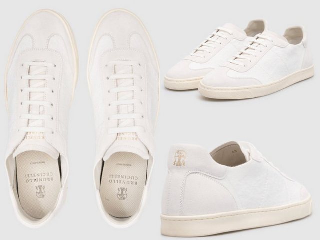 BRUNELLO CUCINELLI Brunello Cucinelli Retro Sneaker Offwhite Terry Knit Sneakers Shoes Sc Sneaker