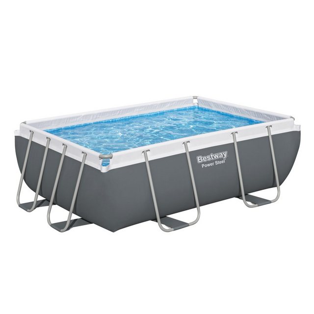 Bestway Pool Bestway Power Steel Frame Pool Set mit Filterpumpe 282 x 196 x 84 cm