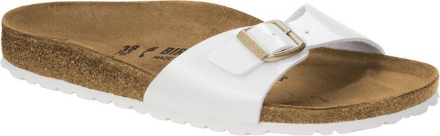 Birkenstock Birkenstock Madrid BF Lack patent white 1005310 Pantolette