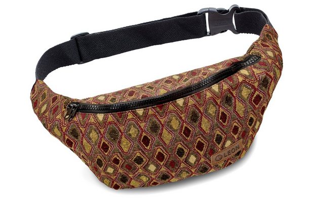 By Bers Bauchtasche Leon By Bers Bauchtasche Gürteltasche (Hüfttasche 100% Baumwolle Fanny Pack Hip Bag Umhängetasche Bumbag)