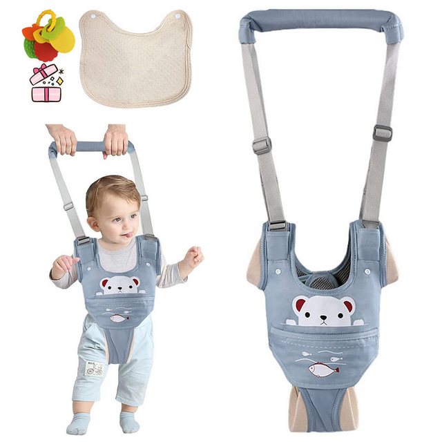 Cbei Lauflernhilfe BabyWalker Lauflernhilfe Gehhilfe, (3 in 1 Abnehmbarer Baby-Sicherheitsgurt für Kinder, 1-tlg., für Baby Stehen Gehen Lernen Sicherheitsgeschirr einstellbar), Hilft und führt das Baby beim Stehen, Gehen und Balancieren