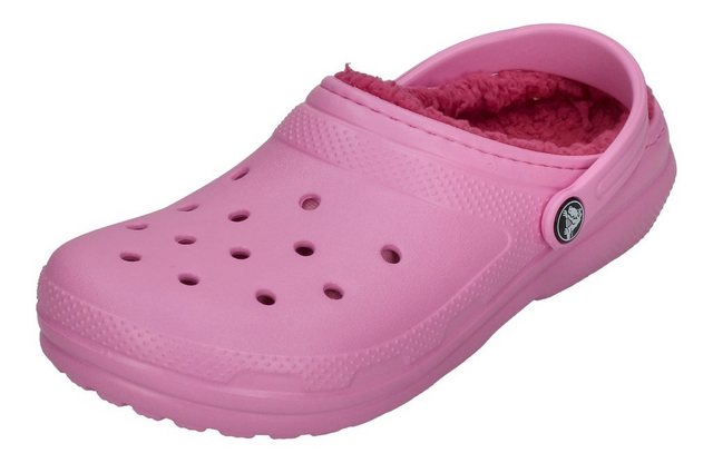 Crocs Classic Lined Clog Hausschuh Taffy Pink