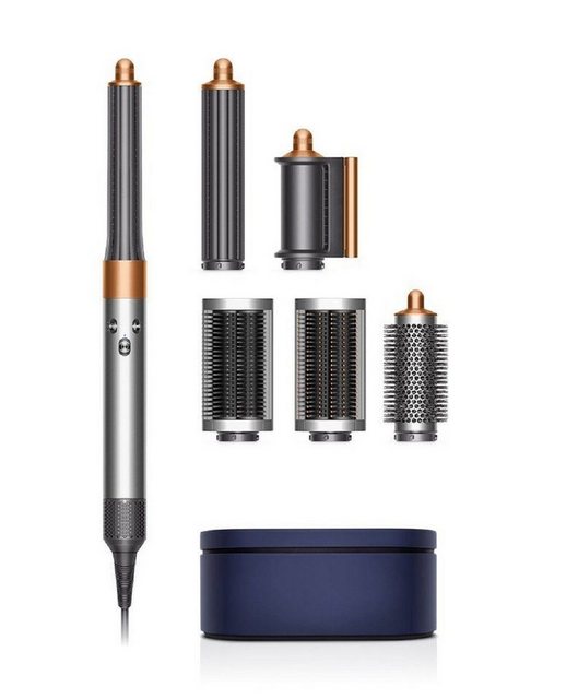 DYSON Multihaarstyler Airwrap Multi Haarstyler Nickel / Kupfer, Lockenwickler Elektrisch Warmluft, für kurze Haare, Set Automatisch