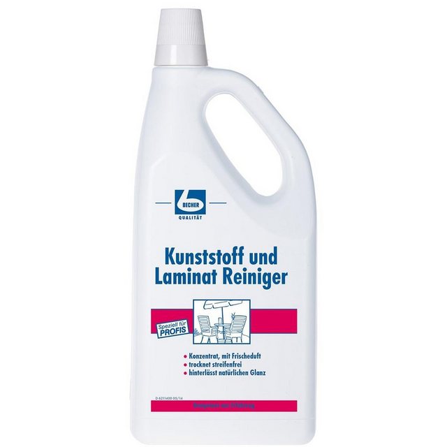 Dr. Becher Dr. Becher Kunststoff und Laminat Reiniger 2 L Fussbodenreiniger