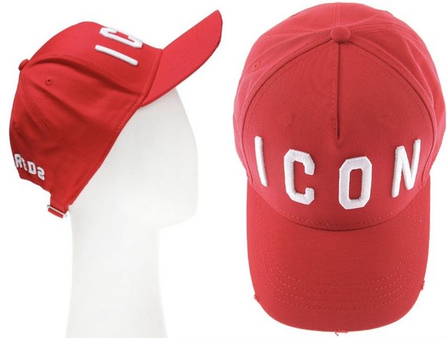 Dsquared2 Baseball Cap DSQUARED2 Icon Baseballcap Kappe Basebalkappe Trucker Hat Hut Cap New