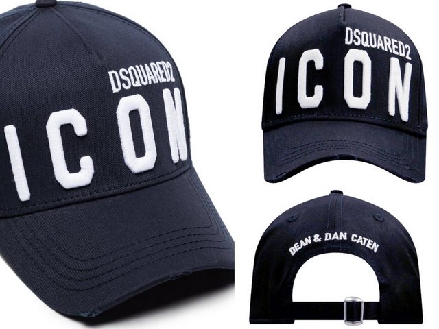 Dsquared2 Baseball Cap Dsquared2 Icon Baseballcap Cap Kappe Basebalkappe Cult Hat Hut New Col