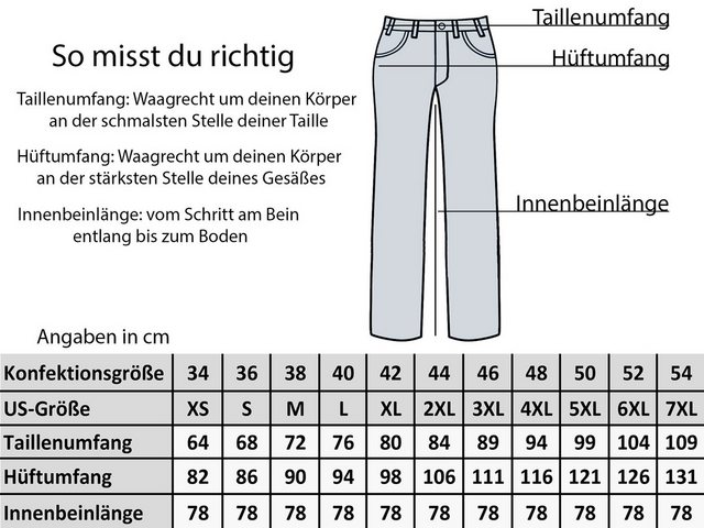 ESRA Bootcut-Jeans Stretch Jeans Damen High Waist Bootcut Schlaghose bis Plus Size FB1 High Waist Jeans Damen Bootcut Hose Stretch Schlaghose bis Plus Size