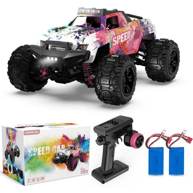 Esun RC-Auto Ferngesteuertes Auto, RC Auto Offroad, 4WD Monster Truck Ferngesteuert (Packung, Komplettset), Fernsteuerung Auto für Erwachsene und Kinder ab 5 6 8 10 Jahre