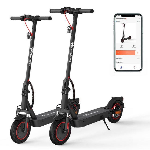 Evercross E-Scooter, 20,00 km/h, mit Straßenzulassung Max 35km E-roller mit app max 20km/h Mit ABE