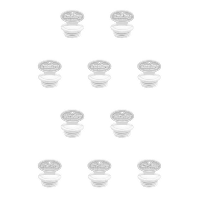 Fashy Wärmflasche Wärmflaschen Ersatz-Verschluss mit Gewinde Ø 29 mm, (10-tlg), (10er Pack)