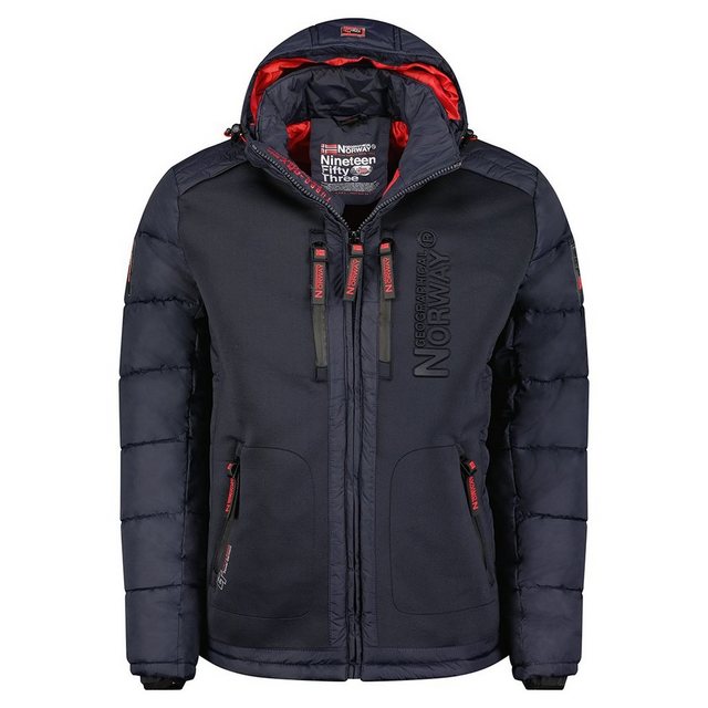 Geographical Norway Winterjacke Herren Winter Jacke Steppjacke Outdoor Jacke Brbeachwood (Winterjacke, 1-St., Steppjacke) Mit Kapuze, S Bis 7XL