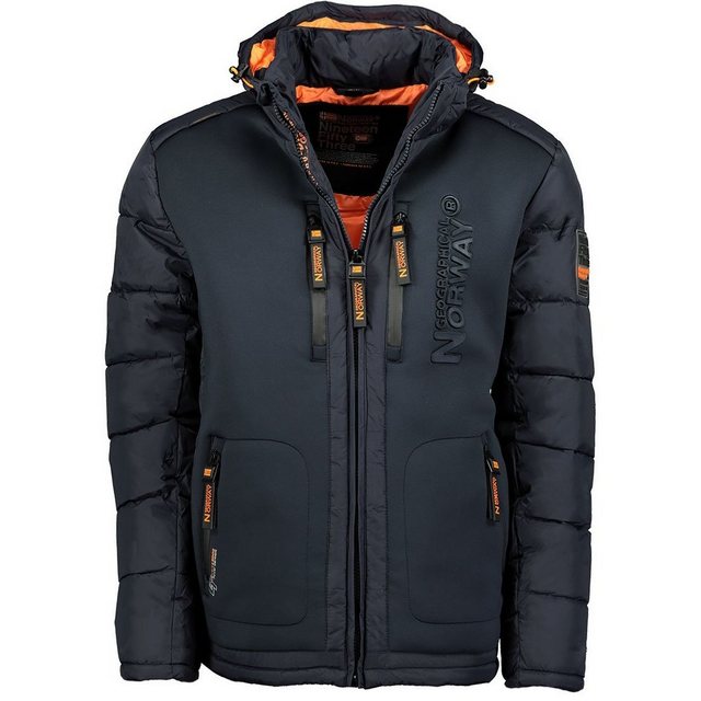 Geographical Norway Winterjacke Herren Winter Jacke Steppjacke Outdoor Jacke Brbeachwood (Winterjacke, 1-St., Steppjacke) Mit Kapuze, S Bis 7XL