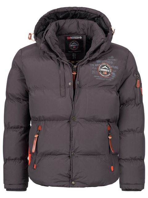 Geographical Norway Winterjacke Herren Winterjacke mit Kapuze