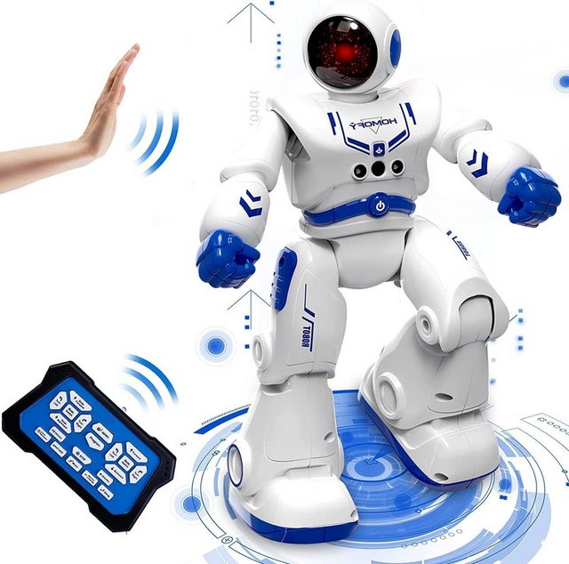 Gontence Lernroboter Ferngesteuert Roboter Spielzeug für Kinder,Intelligent Programmier, RC Roboter mit Gestensteuerung/Walk Lernen Spielzeug Geschenk