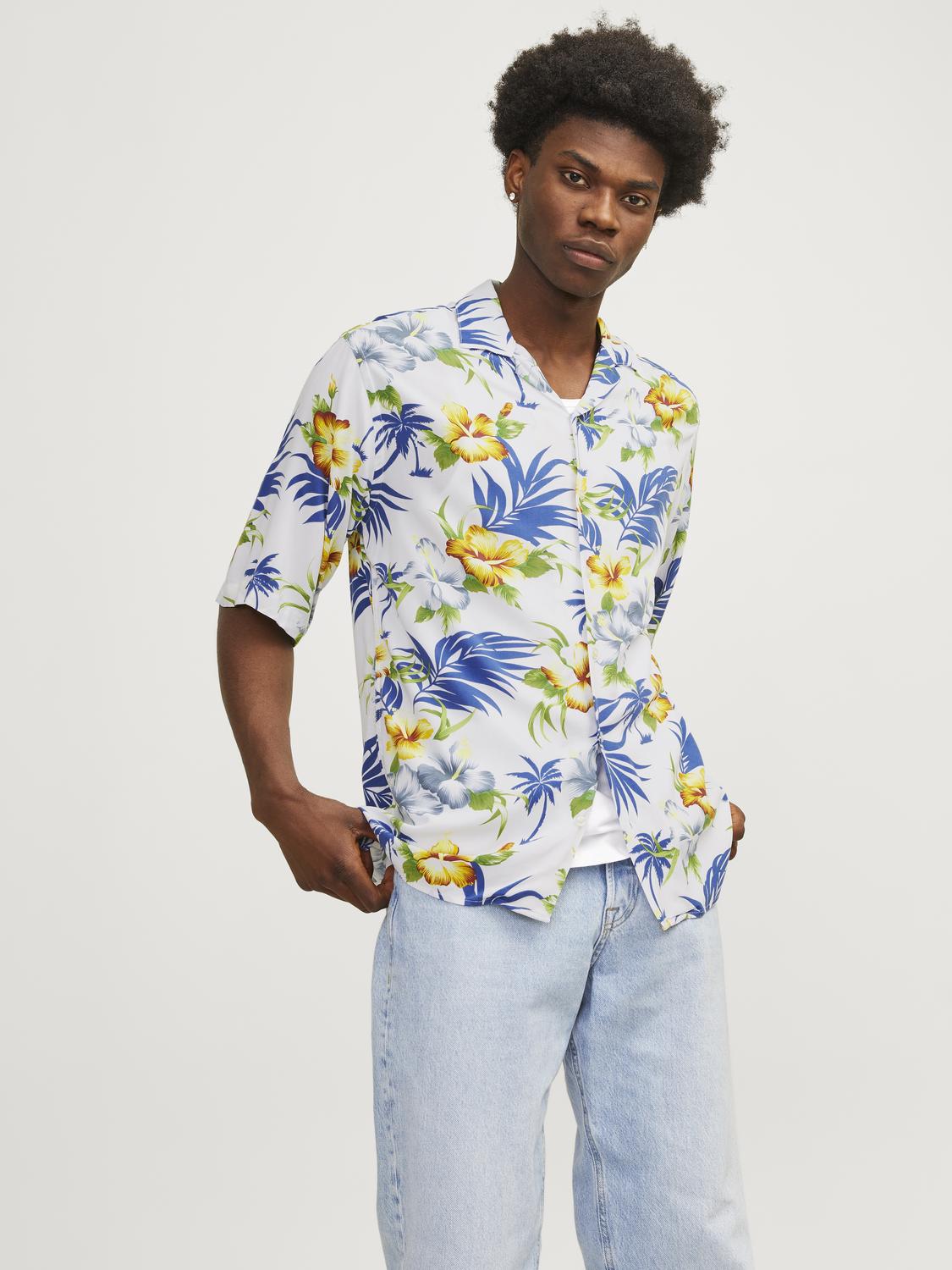 Jack & Jones Hawaiihemd "JJEJEFF AOP RESORT SHIRT SS SN"