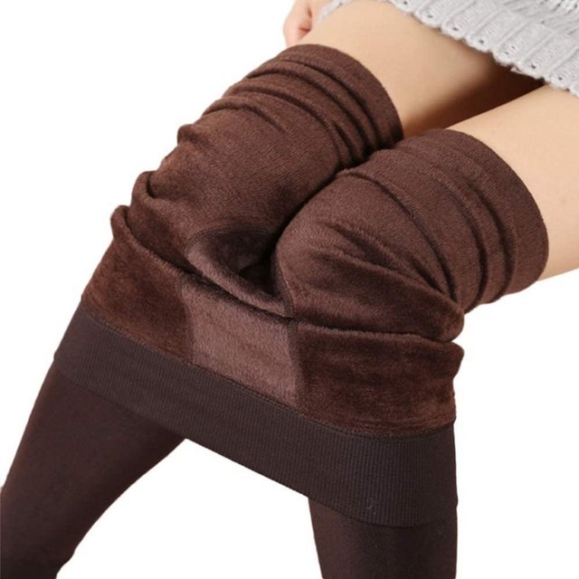 Juoungle Thermoleggings Damen Strumpfhose elastisch Strumpfhose Leggings für Herbst Winter