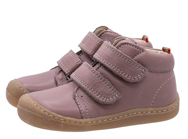 KOEL Koel Lauflernschuh Barfußschuhe Barefoot Bob Leder Rose Schnürschuh