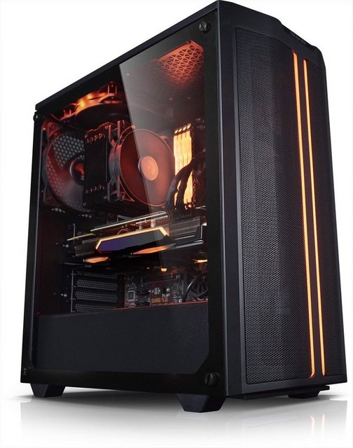 Kiebel Vulkano V Gaming-PC (AMD Ryzen 9 AMD Ryzen 9 5900X, RTX 4090, 32 GB RAM, 2000 GB SSD, Wasserkühlung, RGB-Beleuchtung)